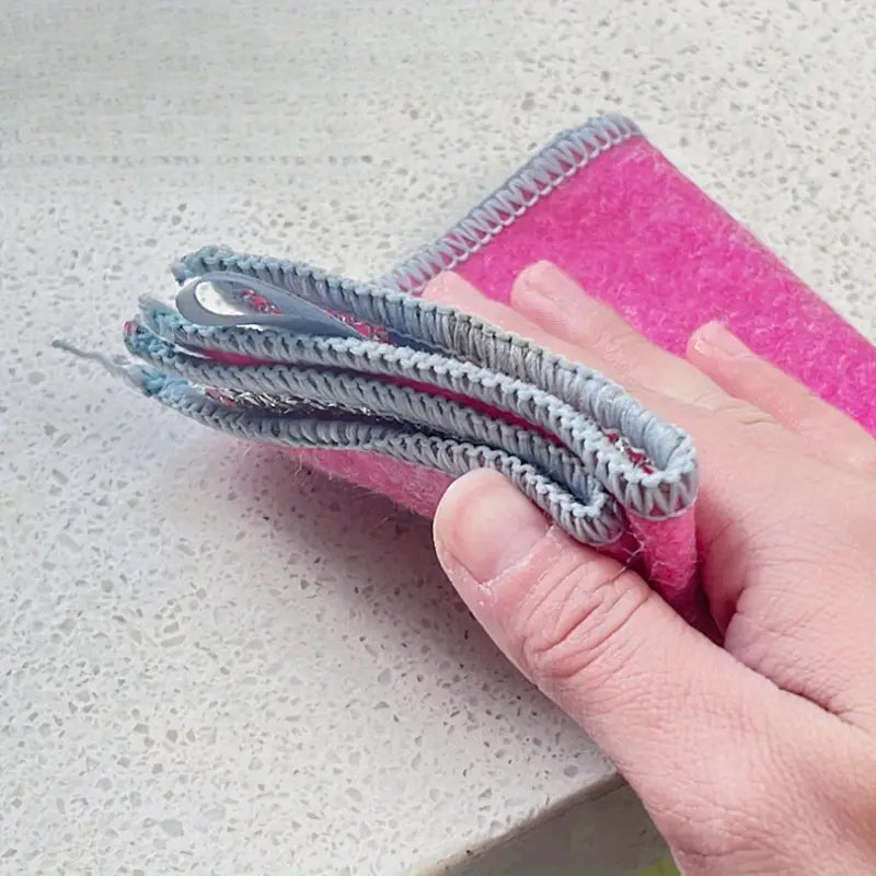 2 in 1 Wire Dishwashing Cloth