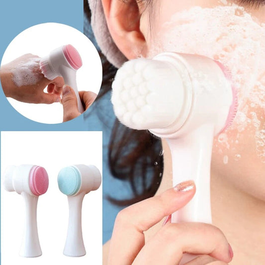 Double Sided Facial Cleaning Brush