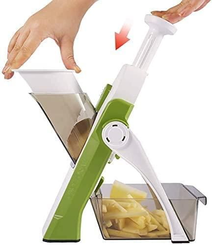 Slicer- Slicer for Vegetables, Meal Prep with Thickness, Size Adjustment