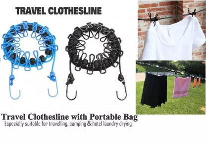 Travel Cloths Line  with 12 PC peg