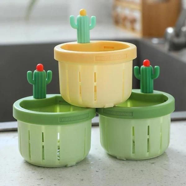 Multi-Functional Cactus Sink Draining Basket Strainer