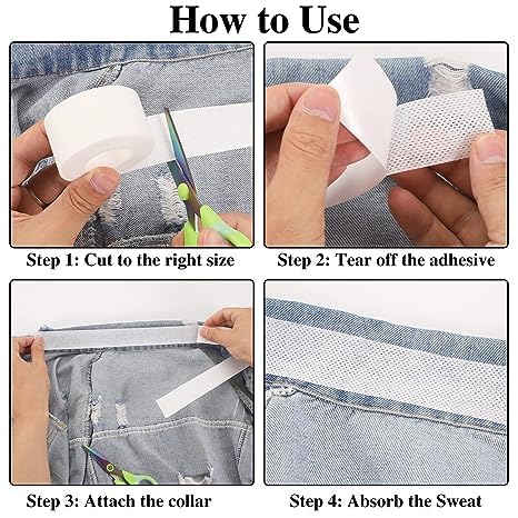 Shirt Neck Collar Protector Tape