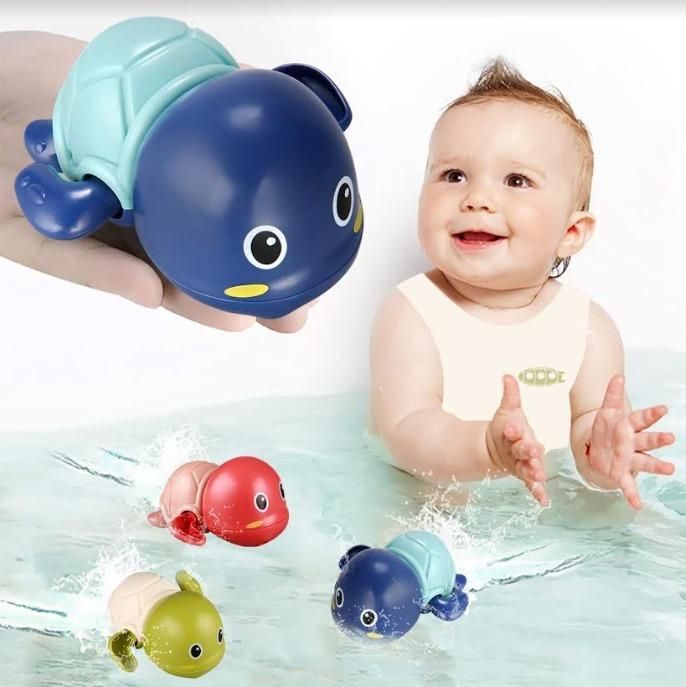 Swimming Turtle Bath Toys for Kids Wind Up Toys for 1 Year Old Kids