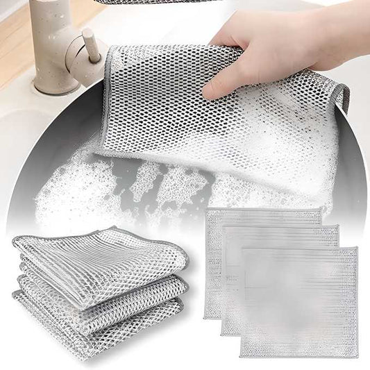 Multipurpose Wire Dishwashing Rags for both Wet and Dry utensils Pack of 10