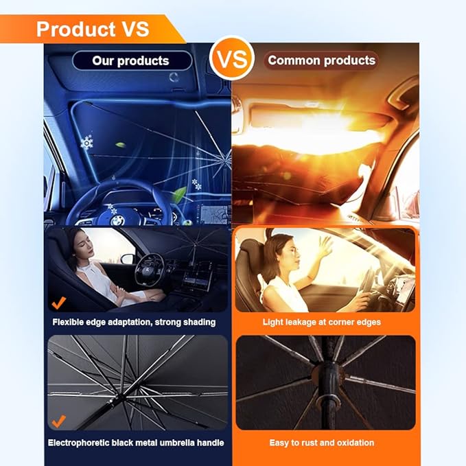 car windshield sun shade protector