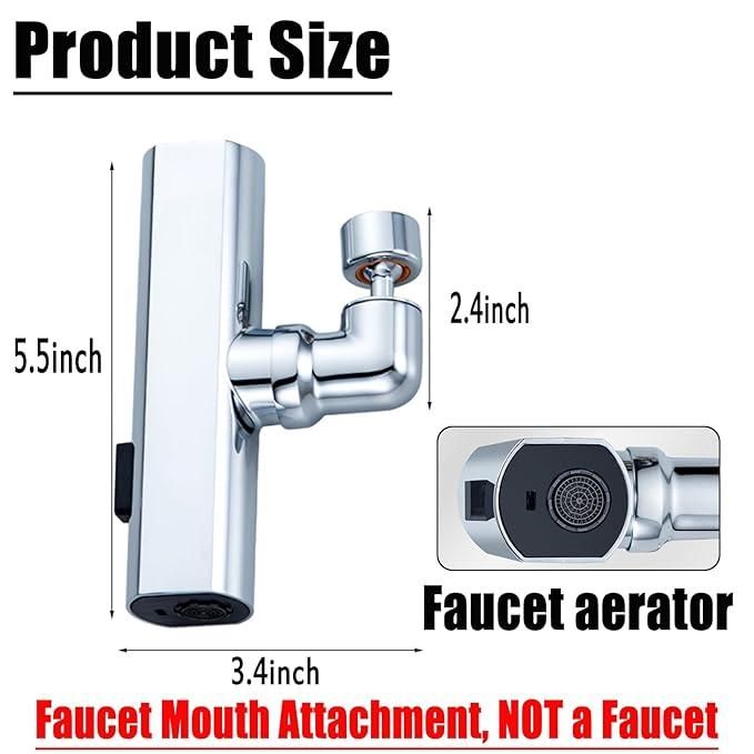 3 in 1 360 Kitchen Faucet, Touch Faucet, Extender for Kitchen Sink