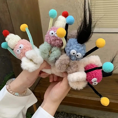 Fuzzy Clown Hair Gripper(Set of 2 Colors)