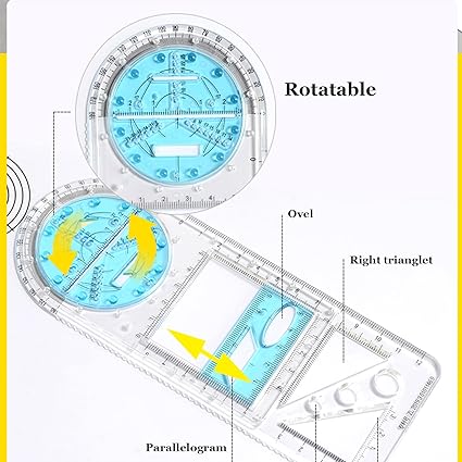 Multifunctional Geometric Ruler