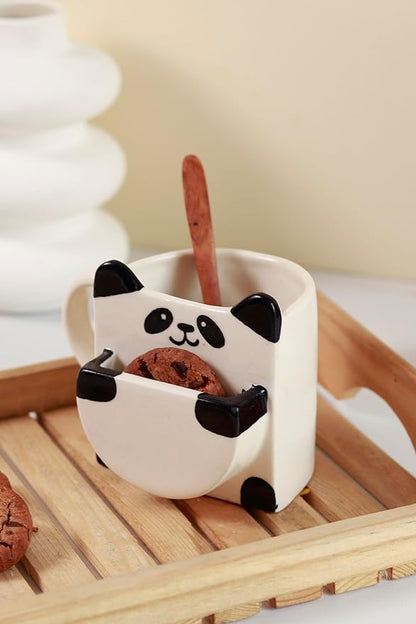 3D Cartoon Panda Coffee Mug