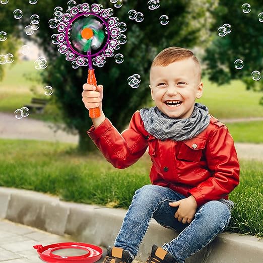 Windmill Soap Bubbles with Soap