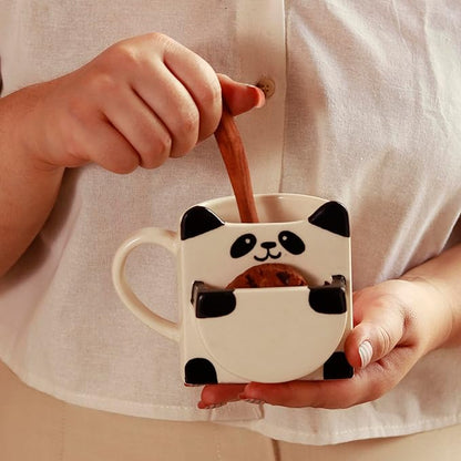 3D Cartoon Panda Coffee Mug