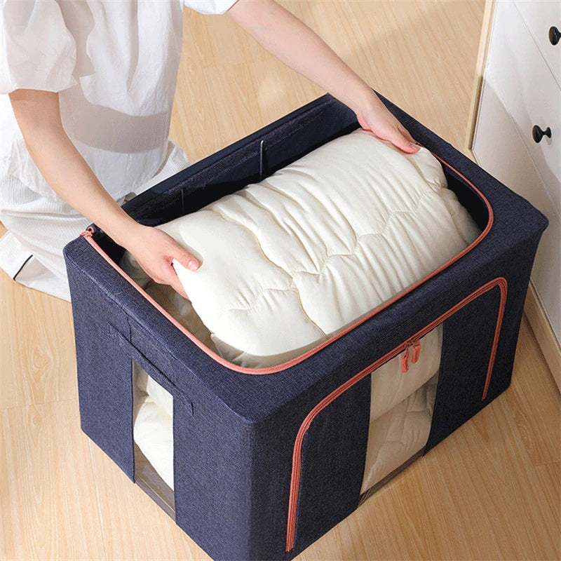 Foldable Clothes Storage Box ( 66 Liter & Multi Design)