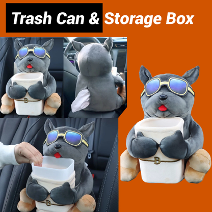 Dog Car Tissue Box