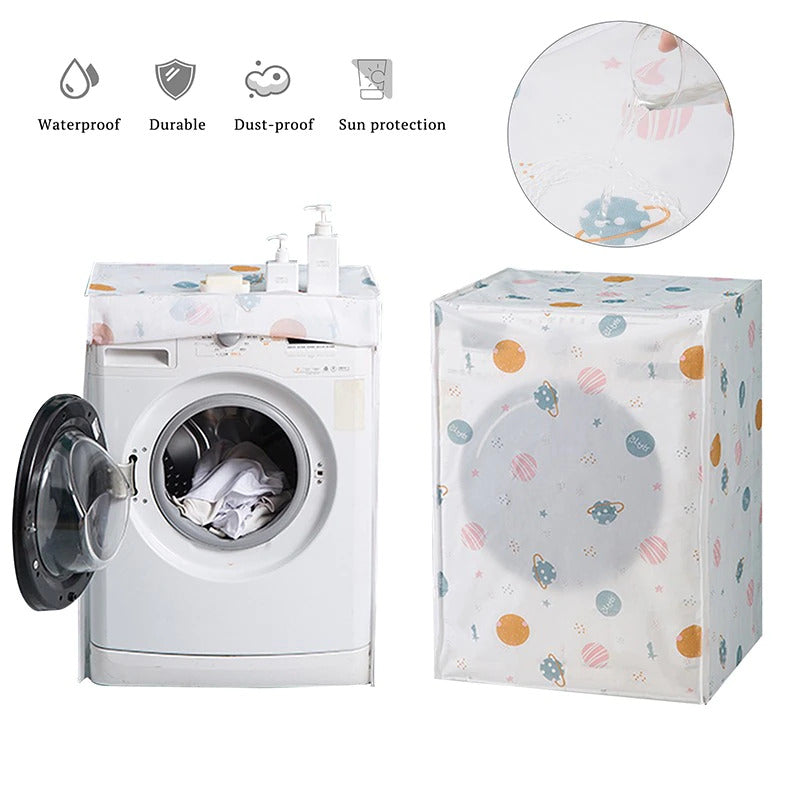 DustFree Washing Machine Cover for 6 kg, 6.5 kg, 7kg & 7.5 kg (Multicolor Design)