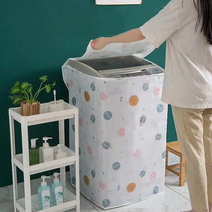 DustFree Washing Machine Cover for 6 kg, 6.5 kg, 7kg & 7.5 kg (Multicolor Design)