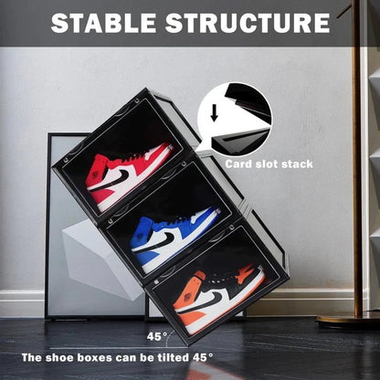 Stackable Shoe Organizer (BLACK)