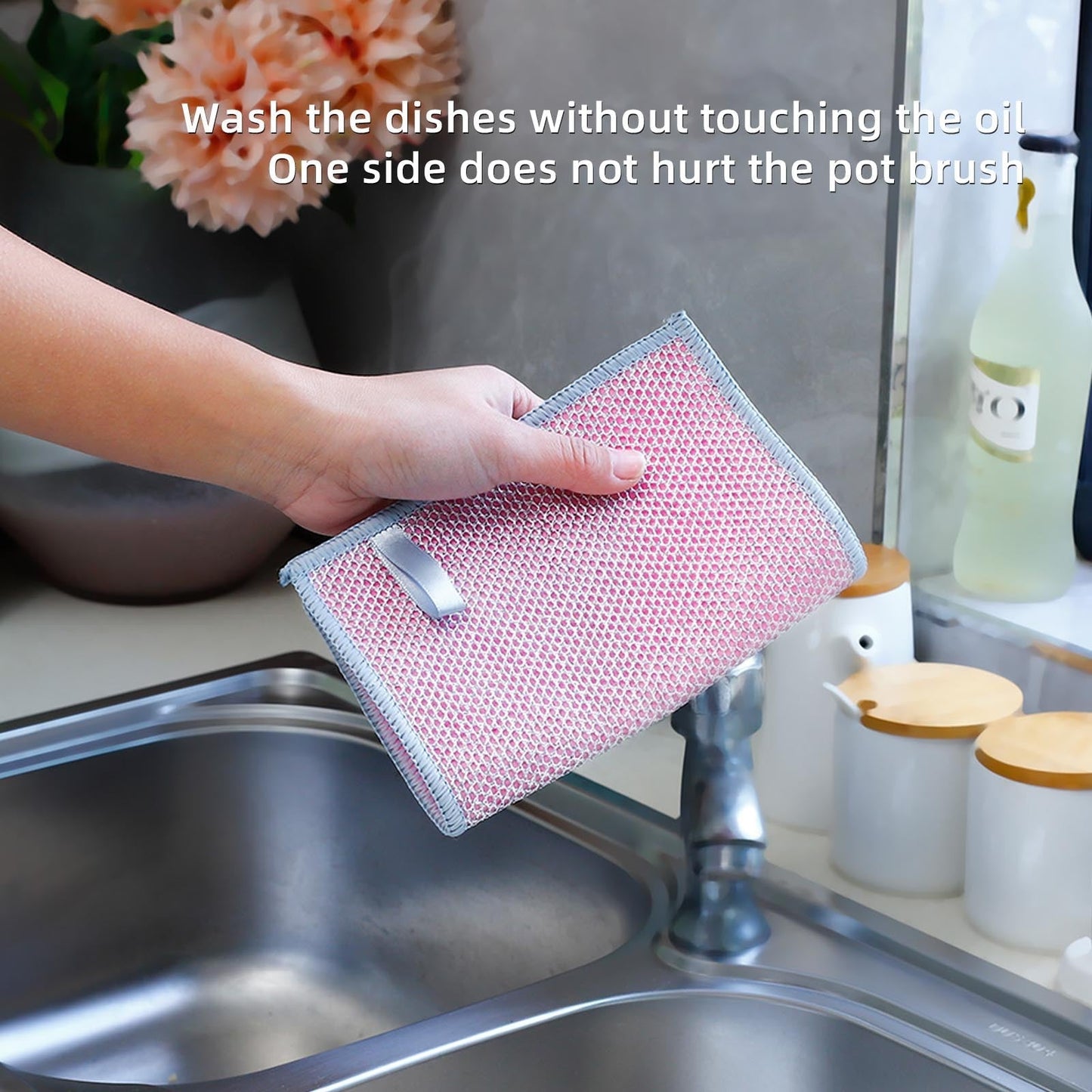 2 in 1 Wire Dishwashing Cloth