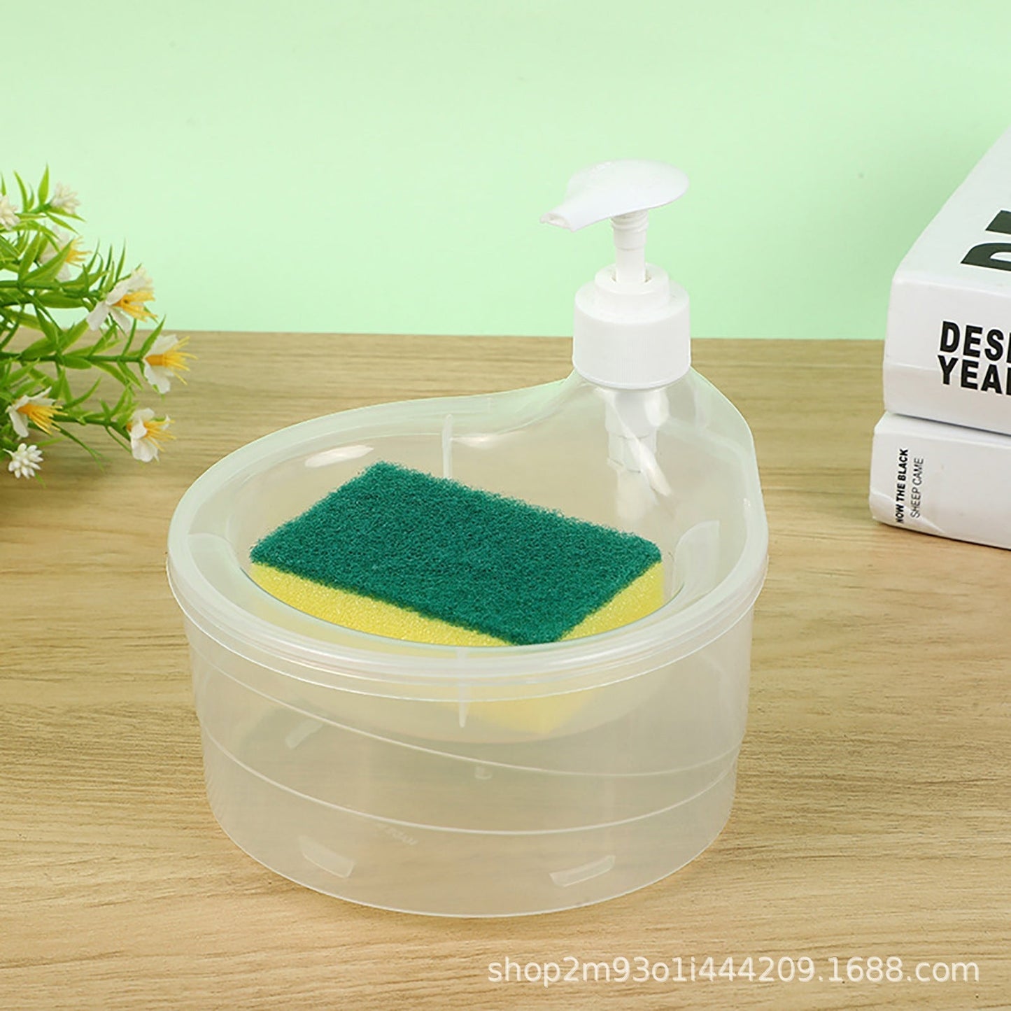 Kitchen Liquid Dispenser + 2 Free Scrubbers