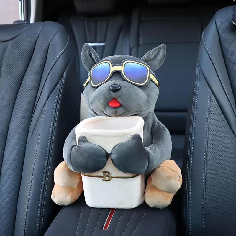 Dog Car Tissue Box