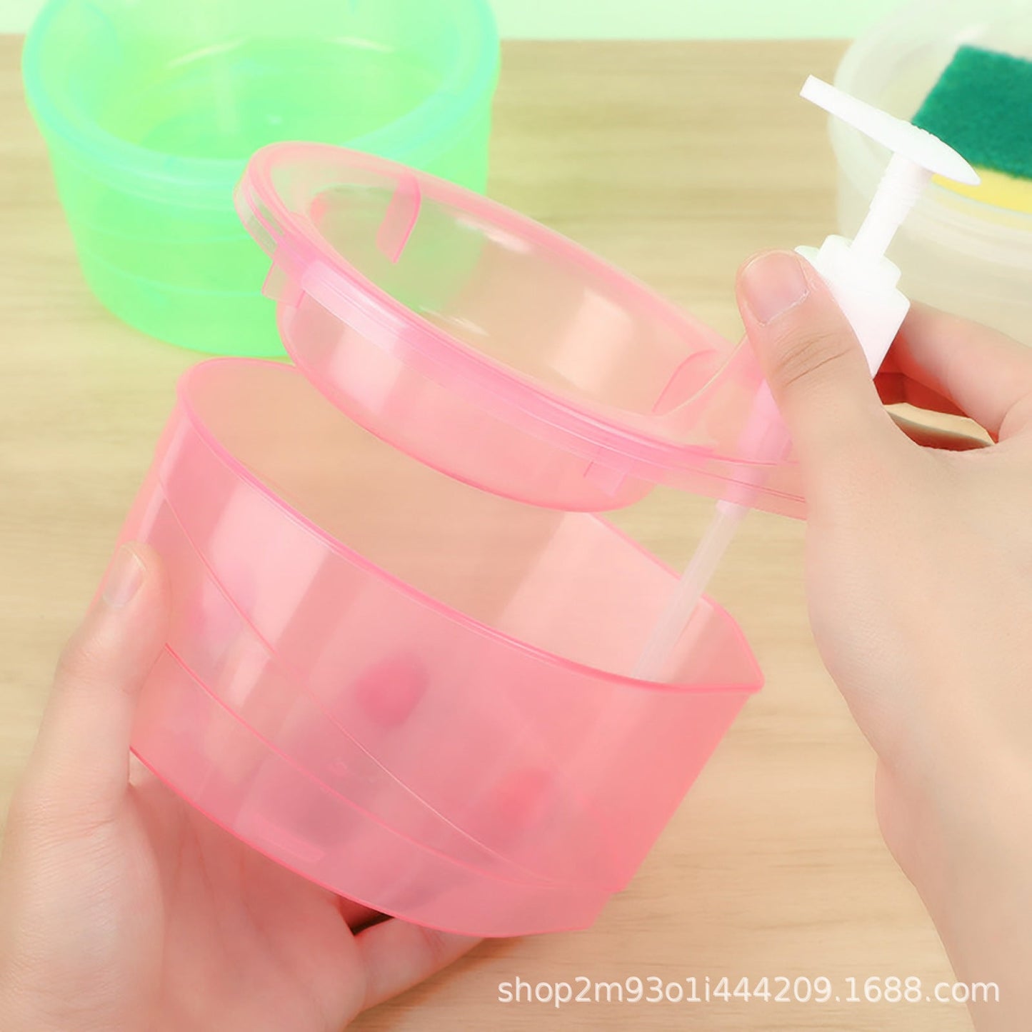 Kitchen Liquid Dispenser + 2 Free Scrubbers