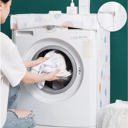 DustFree Washing Machine Cover for 6 kg, 6.5 kg, 7kg & 7.5 kg (Multicolor Design)