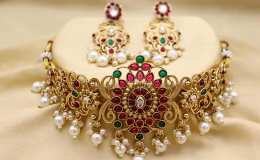 south indian jewellery set