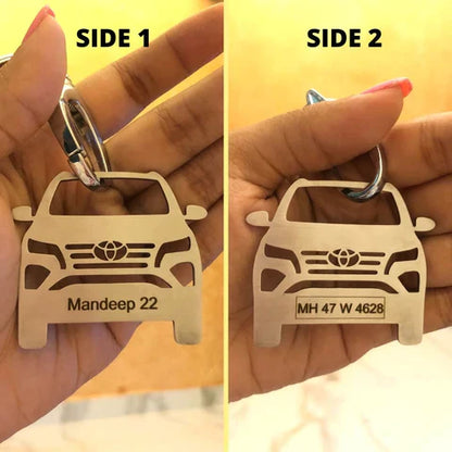 Customized Car Keychain